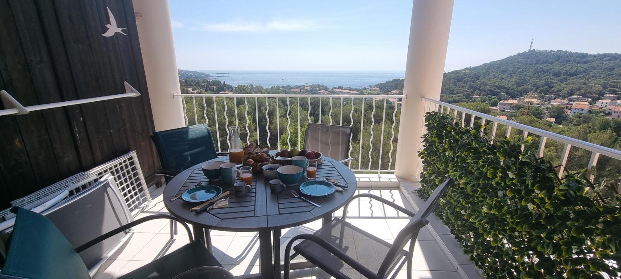 Agay Cap Esterel Le Hameau F2 Clim Plein Sud Dernier Etage Magnifique Vue Apartment
